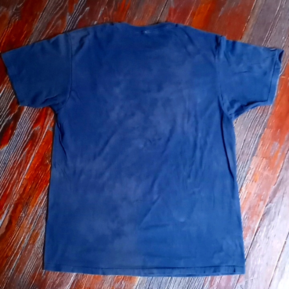 Death Row Records embroidered slight tydyed ss tee size large - Picture 6 of 6